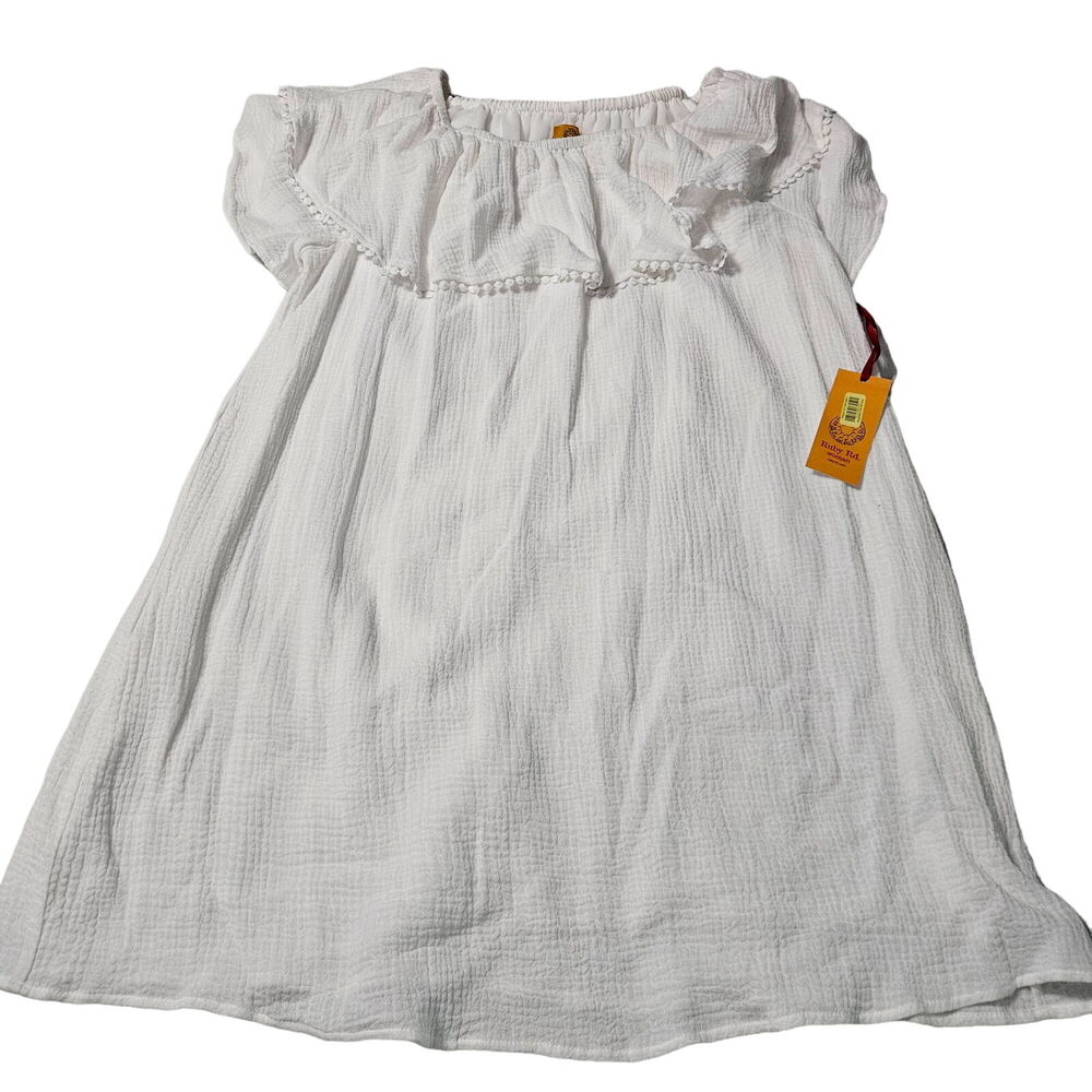 Ruby Rd. Womens Dress White 2X 100% Cotton Short Sleeve Pullover